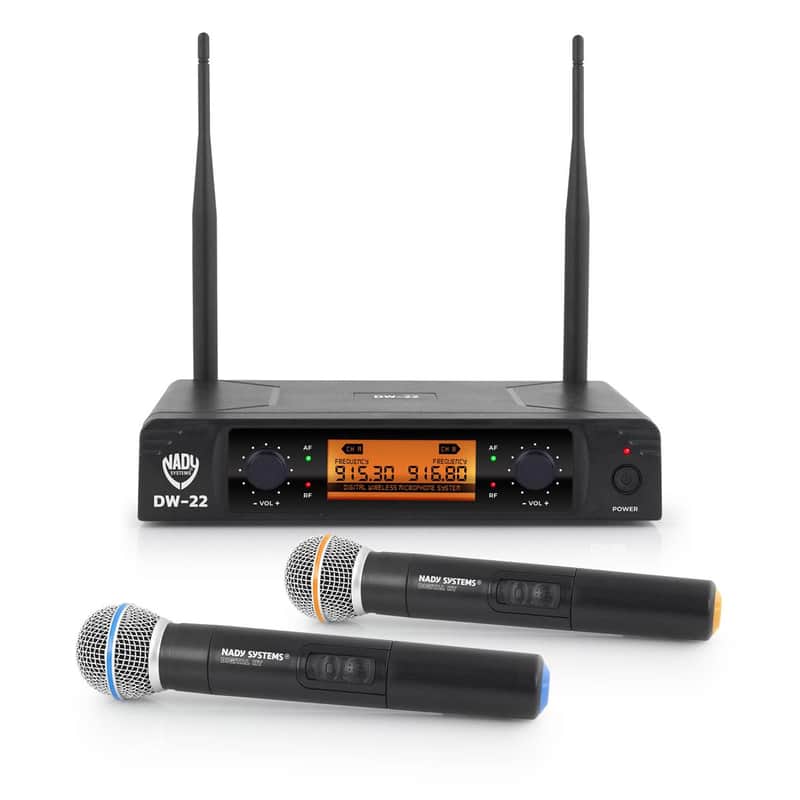 Nady Digital Wireless Handheld Microphone System with DW-22 Receiver image 1