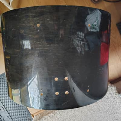 Yamaha Maple 🍁 Custom 22 "(Diameter)x14"(Depth) Bass Drum Shell 1990's - Black Maple 🍁 image 2