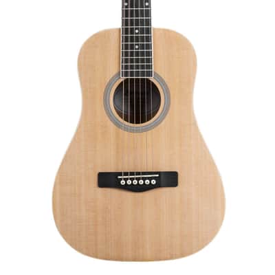 Boroughs B15MNT 3/4 Size Acoustic Guitar, Natural image 8