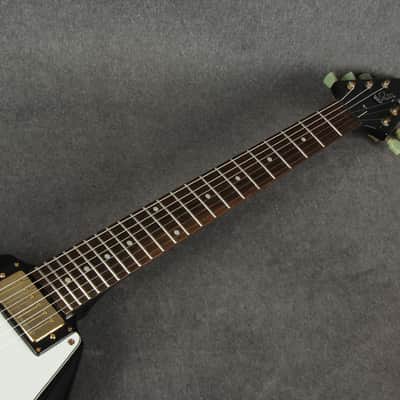 Vintage VV60 V Shape Guitar - Black - 2nd Hand image 12