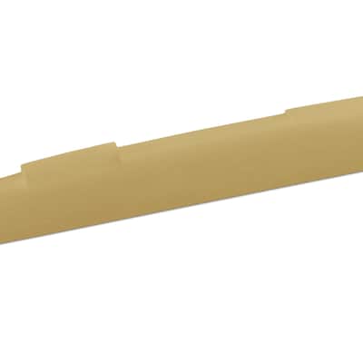 Fully Compensated Unbleached Bone Guitar Saddle - 12 inch Radius - 11 mm Height image 1