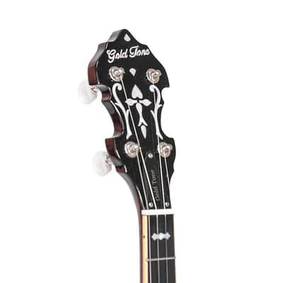 Gold Tone OB-3RF Orange Blossom "Twanger" Pre-War Resonator Radiused Banjo with Case image 4