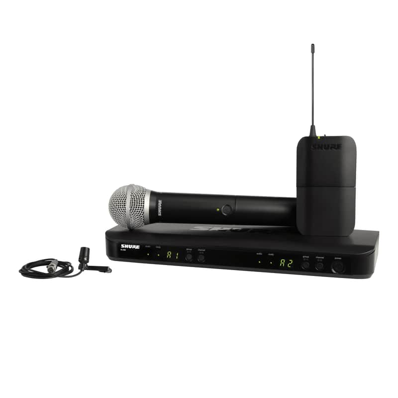 Shure Shure BLX1288/CVL Wireless Combo System with PG58 and CVL Lavalier (H10 Band) - New