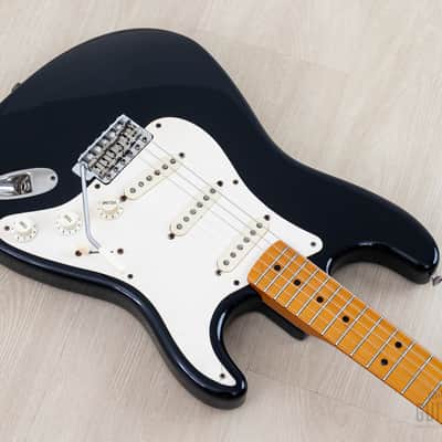1991 Fender American Vintage '57 Stratocaster Black w/ Tweed Case image 9