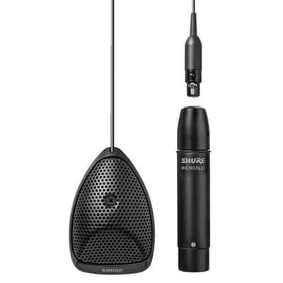Shure MX391/C MicroFlex Boundary Cardioid Microphone, Black image 2
