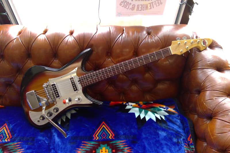 Teisco Del Rey ET-230 w/chipboard case image 1