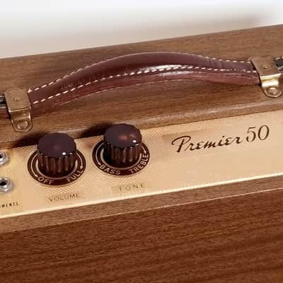 Vintage 1961 Premier Model 50 amp, guitar & harp. Clean, mean, pristine. And with tone to die for! image 4