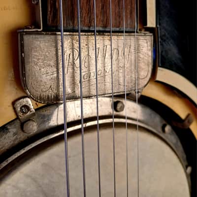 c1960  MARMA Banjitar - Banjo-Guitar - solid woods - German carve Bild 5