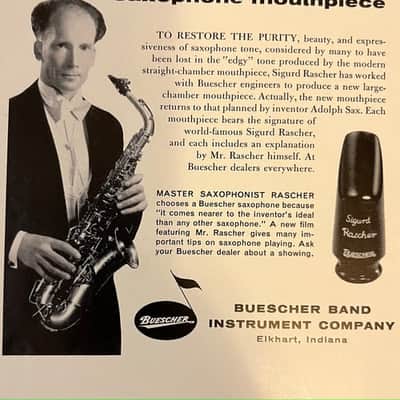Sigurd Rascher Baritone Saxophone Mouthpiece image 7