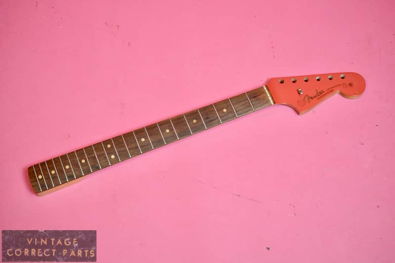 Vintage 1963 PRE-CBS Fender Jazzmaster Project Neck - Killer Tone Wood - Clay Dot Brazilian Board! image 1
