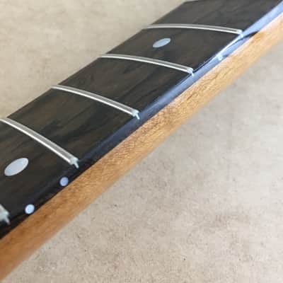Lefty High End Warmoth Tele Neck Plekk’d USA MOP Inlays Loaded Ziricote Fretboard Roasted Maple Telecaster! image 9