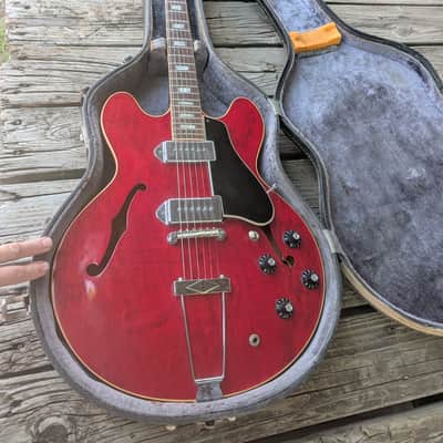 Gibson ES-330TD 1967 - Cherry Red P90 image 19
