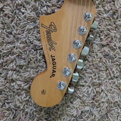 Squier/Fender Classic Vibe 70s Daphne Blue Jaguar partscaster image 6