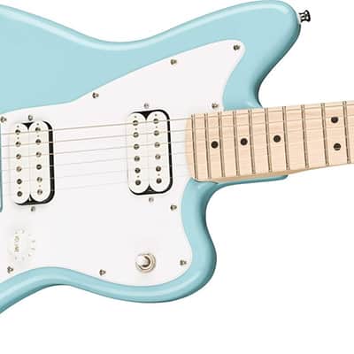 Squier Mini Jazzmaster HH Daphne Blue image 4