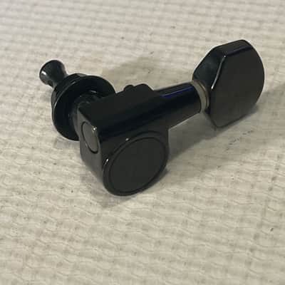 2010's Indonesian Era Ibanez RG & S Series Black Dual Pin Tuning Pegs Tuners 6 In LIne image 4