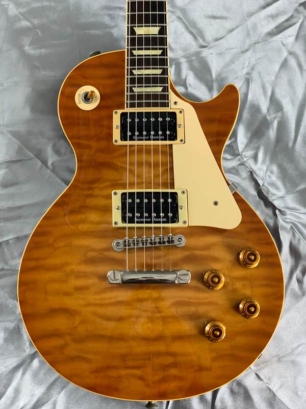 Orville LPS-80F Les Paul Standard Photo Flame | Reverb