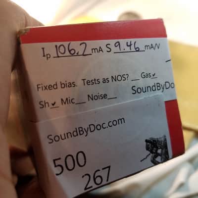 Tung-Sol Matched Pair (2) 6550 Beam Power Pentode AT1000 TESTED Vacuum Tubes 3-hole 3 getters premium 1963-1970 image 4