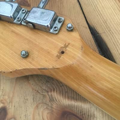 1960s Kawai Teardrop Bass Guitar Rare Japan Teisco image 10