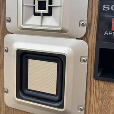 Pair Of SONY APM-790 Speaker System⭐️Great Condition⭐️Wood⭐️Working Confirmed image 6