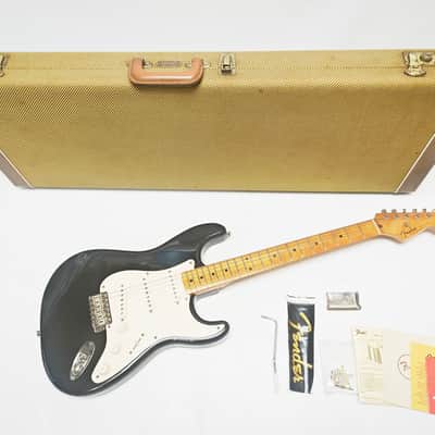 Fender American Vintage 1957 Stratocaster Black Made in USA 2000 Electric Guitar image 22