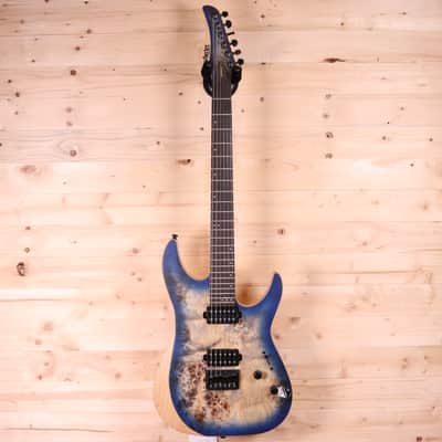 Schecter Reaper 6 - Ebony Fingerboard, Satin Sky Burst image 2