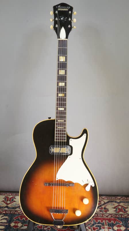 Harmony Stratotone Mercury 1960s - Red Sunburst w /video image 1