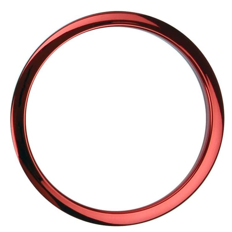 Bass Drum O's Bass Drum Port 6" Red Chrome image 1