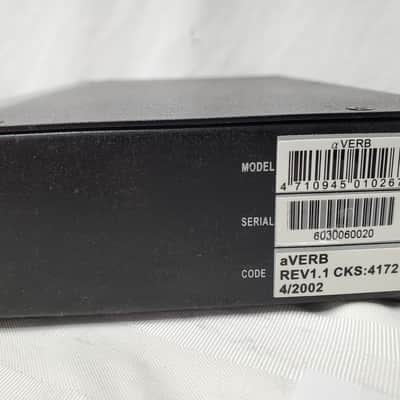 ALTO AVERB 24 X 32 BIT DIGITAL EFFECTS PROCESSOR #3088 GOOD USED WORKING CONDITION image 7