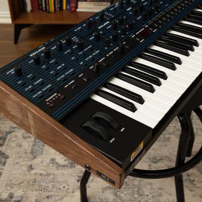 Sequential OB-6 49-Key 6-Voice Polyphonic Synthesizer 2018 - Present - Black with Wood Sides image 5