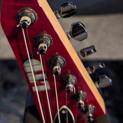 2009 ESP LTD M-100 FM - See-Through Cherry image 12