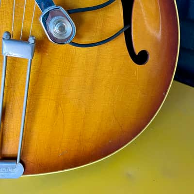 1961 Epiphone Triumph Archtop Guitar with DeArmond FHC Pickup image 4