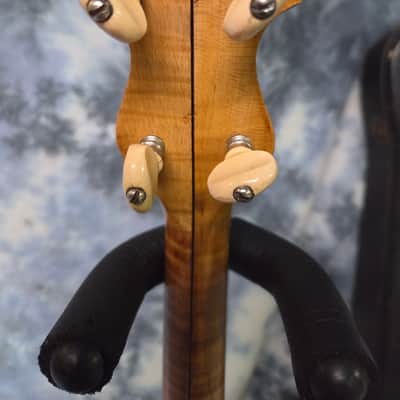 Vintage RARE 1924 Prewar Maybelle A001 Patent Applied for A001 Tenor Banjo Pro Setup New Strings Original Skin Head Original Hardshell Case image 11