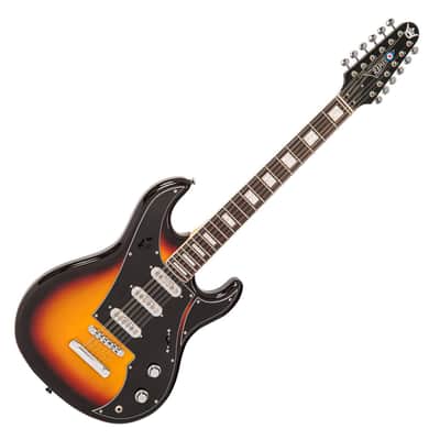 Rapier Saffire 12 String Electric Guitar ~ Sunburst image 1