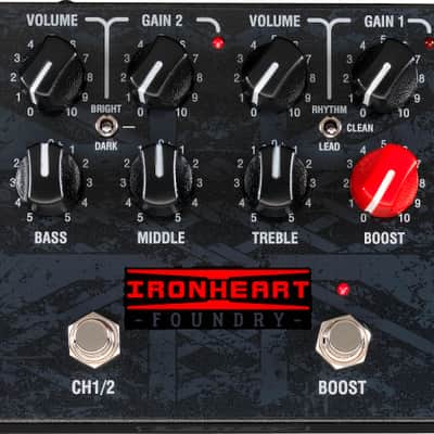 Laney Foundry Series Ironheart Loudpedal, 60W 2 Channel Floor Amplifier image 2