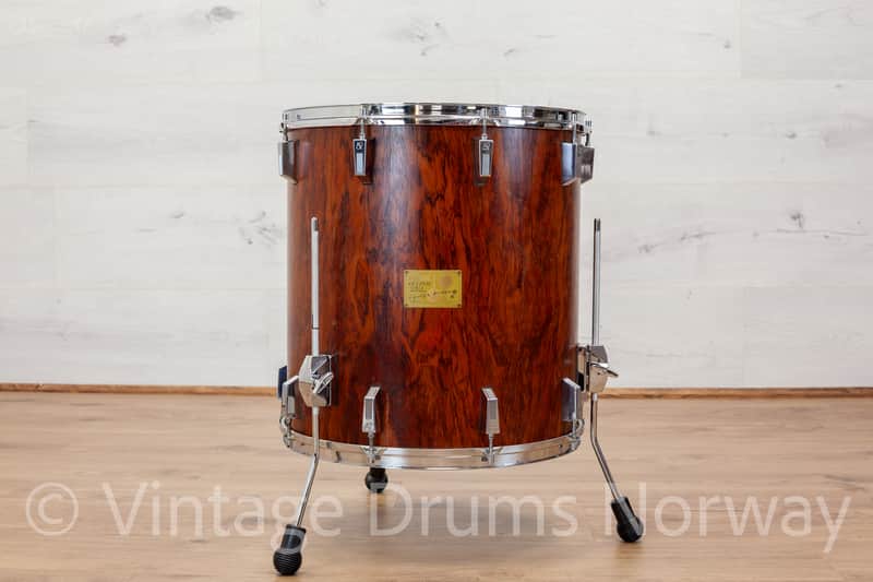 Rare Sonor Signature African Bubinga Heavy HLFT 18 – 18x19 Floor Tom – 1980s image 1