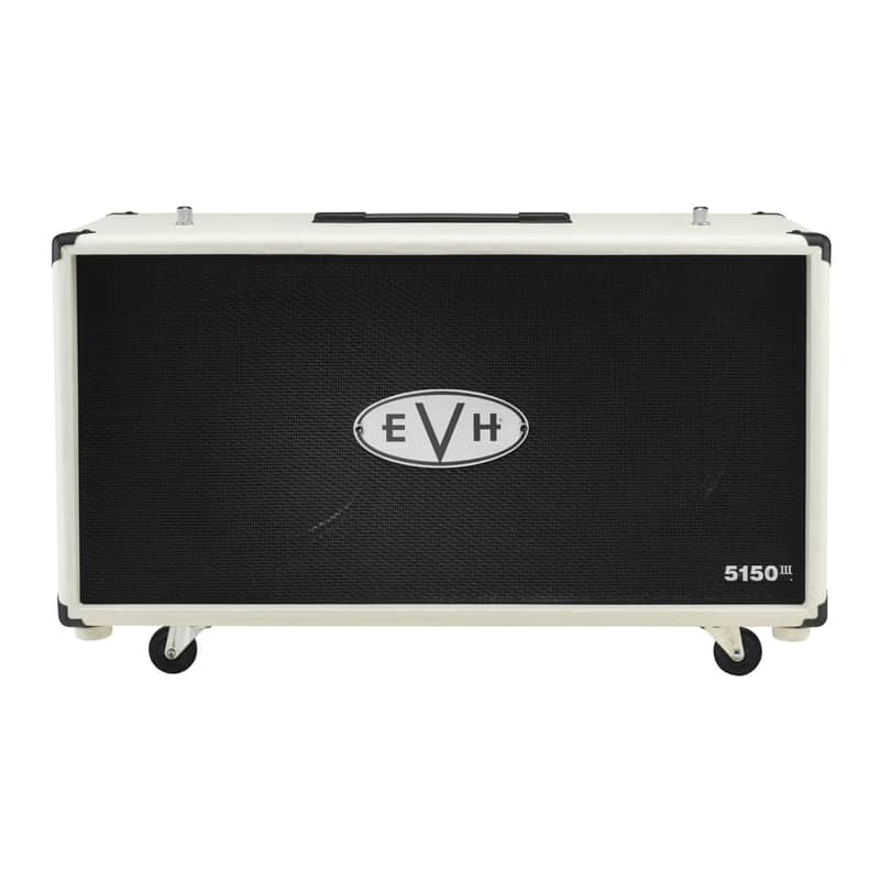 EVH 2253100410 5150III 2 x 12 Inch Straight Front, Sturdy, Solid Speaker Enclosure Cabinet for Electric Guitars (Ivory)
