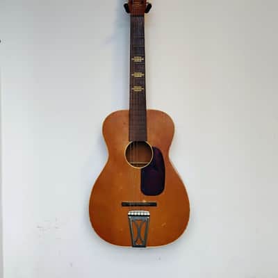Harmony H927 "Stella" Parlor Tailpiece Guitar - 1960s - Natural - AS-IS image 1