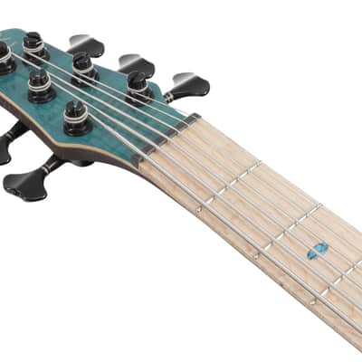Ibanez SR1426B-CGL Premium SR Electric Bass 6-String - Caribbean Green Low Gloss + Gig Bag image 14