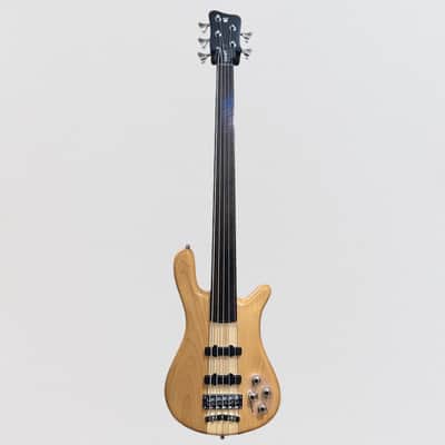 Warwick RockBass Streamer NT I 5-string Fretless Electric Bass Guitar - Natural image 8