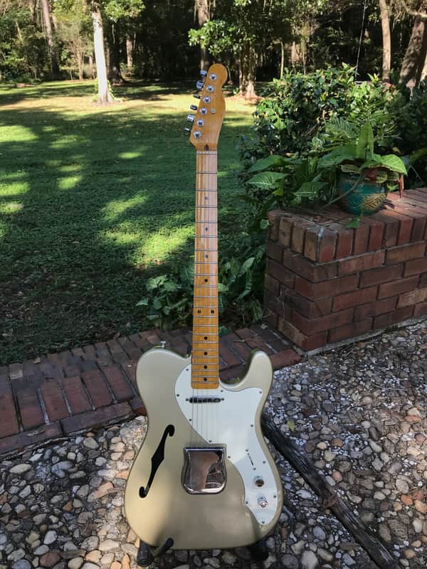 Warmoth Telecaster Thinline Shoreline Gold image 1