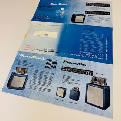 Ampeg Amplifiers Foldout Brochure 1962 image 4
