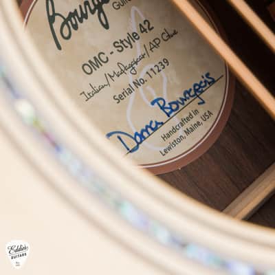 Bourgeois OMC Style 42 Morning Glory - Italian Spruce & Madagascar Rosewood #11239 image 17