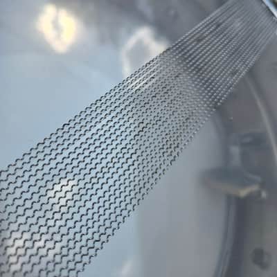 Vintage Ludwig No. 400 Supraphonic 5x14" 10-Lug Aluminum Snare Drum w/ Keystone Badge 1967 (242-1) image 13