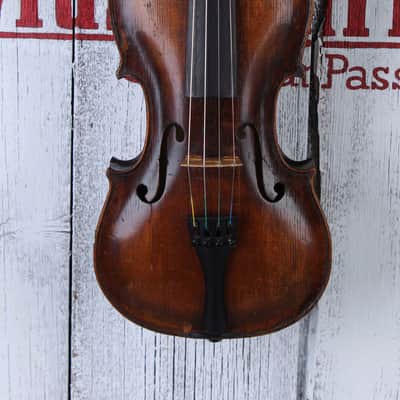 Schweitzer Early 1900s Steiner Model 4/4 Violin Flame Maple Body with Case & Bow image 3