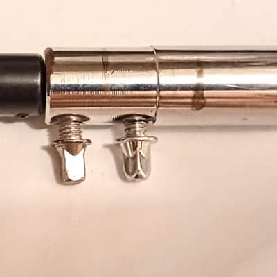 DW & GIBRALTAR  DOUBLE KICK PEDAL LINKAGE BAR - CHROME AND BLACK -FREE SHIP CUSA! image 3