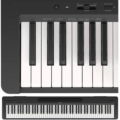 Yamaha P-145BT 88-key Digital Piano with Bluetooth - Black image 1