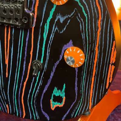 TGF Chop Shop Custom Modified PRS SE Sandblasted CE 24 "Orange Crush" Electric Guitar w/ Gig Bag image 4