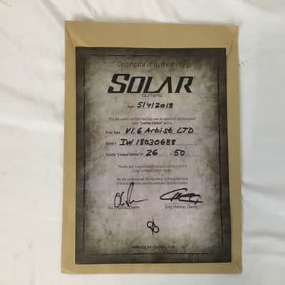 Solar V1.6 Artist LTD Limited #26 of 50 Ola Englund Signature image 5