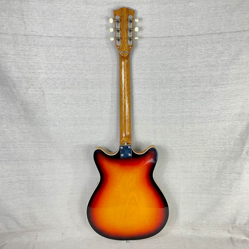 Decca DMI-501 1960s Sunburst Semi Hollow Short Scale Teisco | Reverb