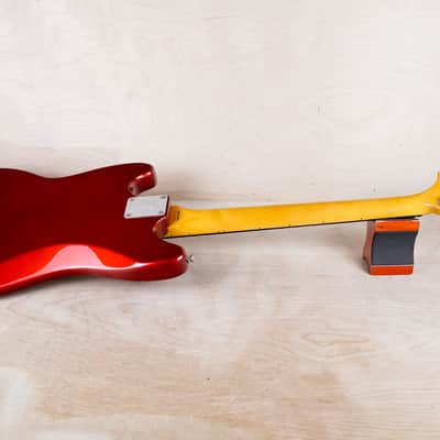 Fender MG-69 Mustang Reissue MIJ 2010 Candy Apple Red w/ Matching Headstock Japan w/ Bag image 12